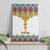 Ethiopian Epiphany Canvas Wall Art Cross Mix Tilet Pattern - Wonder Print Shop