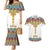 Ethiopian Epiphany Couples Matching Mermaid Dress and Hawaiian Shirt Cross Mix Tilet Pattern - Wonder Print Shop