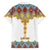 Ethiopian Epiphany Family Matching Short Sleeve Bodycon Dress and Hawaiian Shirt Cross Mix Tilet Pattern - Wonder Print Shop