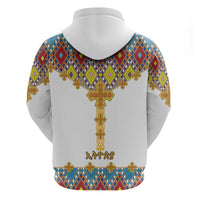 Ethiopian Epiphany Hoodie Cross Mix Tilet Pattern - Wonder Print Shop