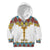Ethiopian Epiphany Kid Hoodie Cross Mix Tilet Pattern - Wonder Print Shop