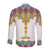 Ethiopian Epiphany Long Sleeve Button Shirt Cross Mix Tilet Pattern - Wonder Print Shop