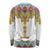 Ethiopian Epiphany Long Sleeve Shirt Cross Mix Tilet Pattern - Wonder Print Shop