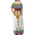Ethiopian Epiphany Off Shoulder Maxi Dress Cross Mix Tilet Pattern - Wonder Print Shop