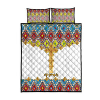 Ethiopian Epiphany Quilt Bed Set Cross Mix Tilet Pattern - Wonder Print Shop