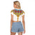 Ethiopian Epiphany Raglan Cropped T Shirt Cross Mix Tilet Pattern - Wonder Print Shop