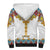 Ethiopian Epiphany Sherpa Hoodie Cross Mix Tilet Pattern - Wonder Print Shop