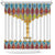 Ethiopian Epiphany Shower Curtain Cross Mix Tilet Pattern