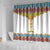 Ethiopian Epiphany Shower Curtain Cross Mix Tilet Pattern