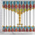 Ethiopian Epiphany Shower Curtain Cross Mix Tilet Pattern