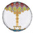 Ethiopian Epiphany Spare Tire Cover Cross Mix Tilet Pattern - Wonder Print Shop