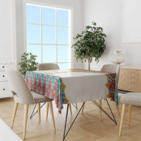 Ethiopian Epiphany Tablecloth Cross Mix Tilet Pattern - Wonder Print Shop