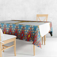 Ethiopian Epiphany Tablecloth Cross Mix Tilet Pattern - Wonder Print Shop