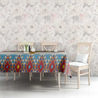 Ethiopian Epiphany Tablecloth Cross Mix Tilet Pattern - Wonder Print Shop