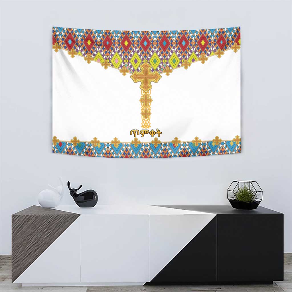 Ethiopian Epiphany Tapestry Cross Mix Tilet Pattern - Wonder Print Shop