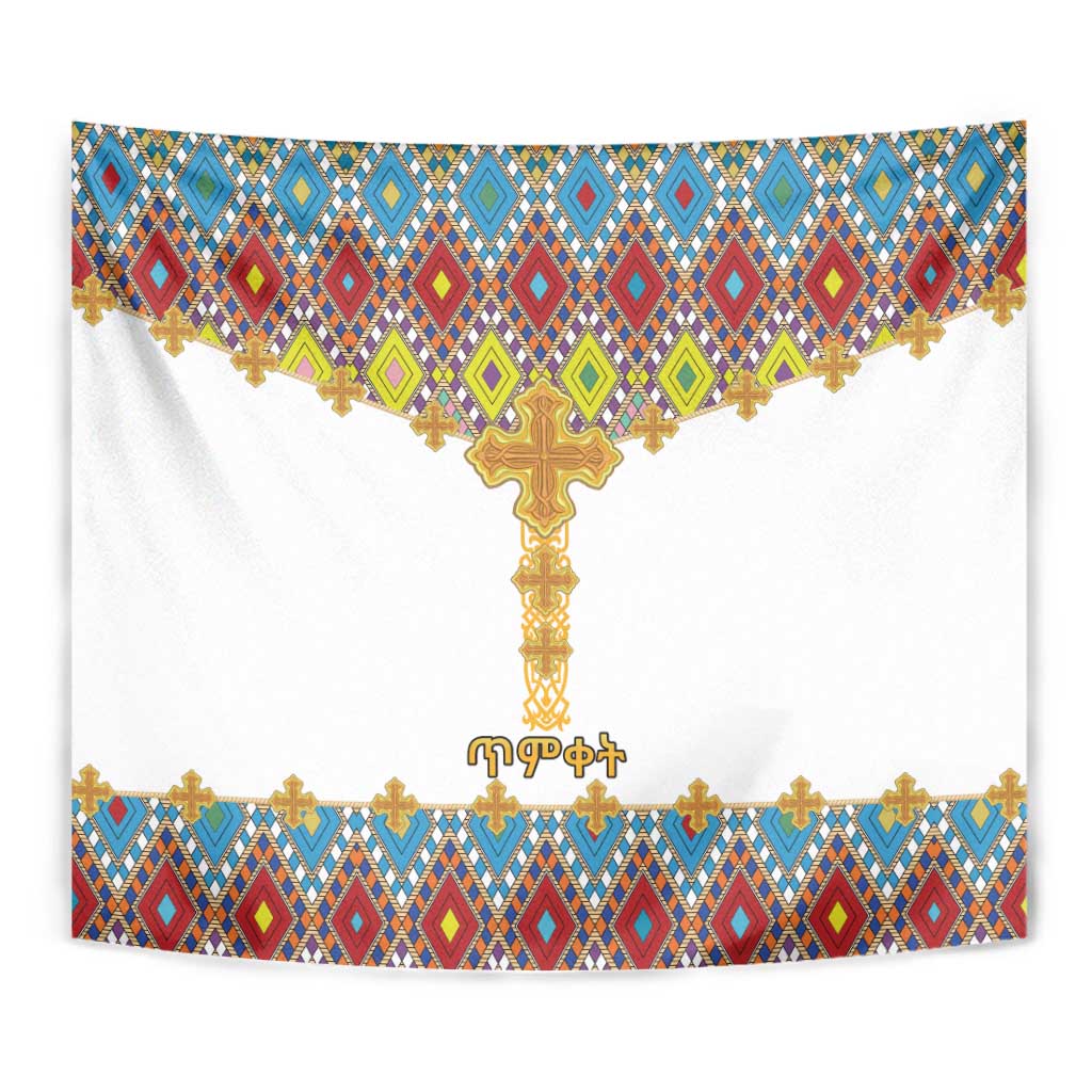 Ethiopian Epiphany Tapestry Cross Mix Tilet Pattern - Wonder Print Shop