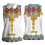 Ethiopian Epiphany Women Sleeveless Polo Shirt Cross Mix Tilet Pattern - Wonder Print Shop