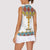Ethiopian Epiphany Women Sleeveless Polo Shirt Cross Mix Tilet Pattern - Wonder Print Shop