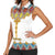Ethiopian Epiphany Women Sleeveless Polo Shirt Cross Mix Tilet Pattern - Wonder Print Shop