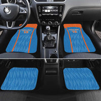 Custom India Cricket Car Mats Go Men in Blue - Wonder Print Shop