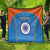 Custom India Cricket Quilt Go Men in Blue - Wonder Print Shop