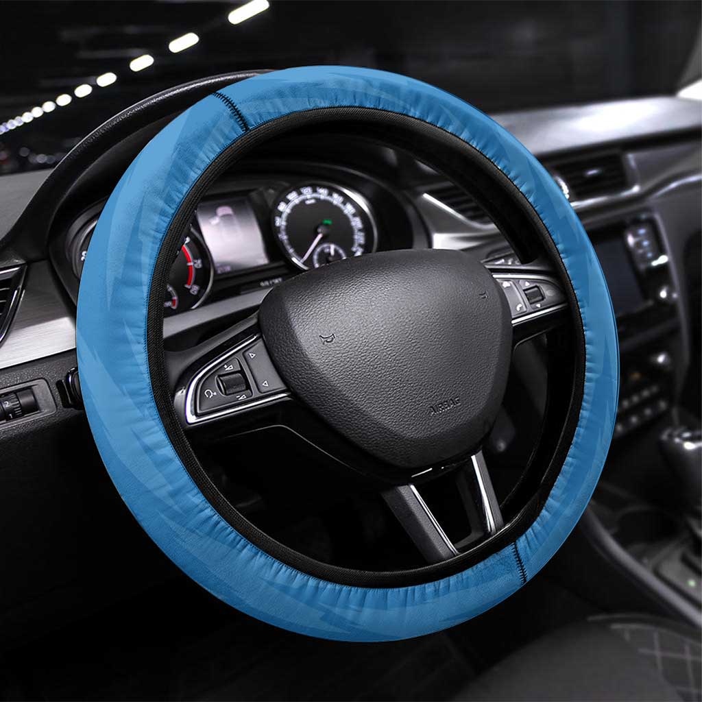 India Cricket Steering Wheel Cover Go Men in Blue - Wonder Print Shop