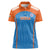 Custom India Cricket Women Polo Shirt Go Men in Blue - Wonder Print Shop