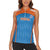 Custom India Cricket Women Sleeveless Polo Shirt Go Men in Blue - Wonder Print Shop
