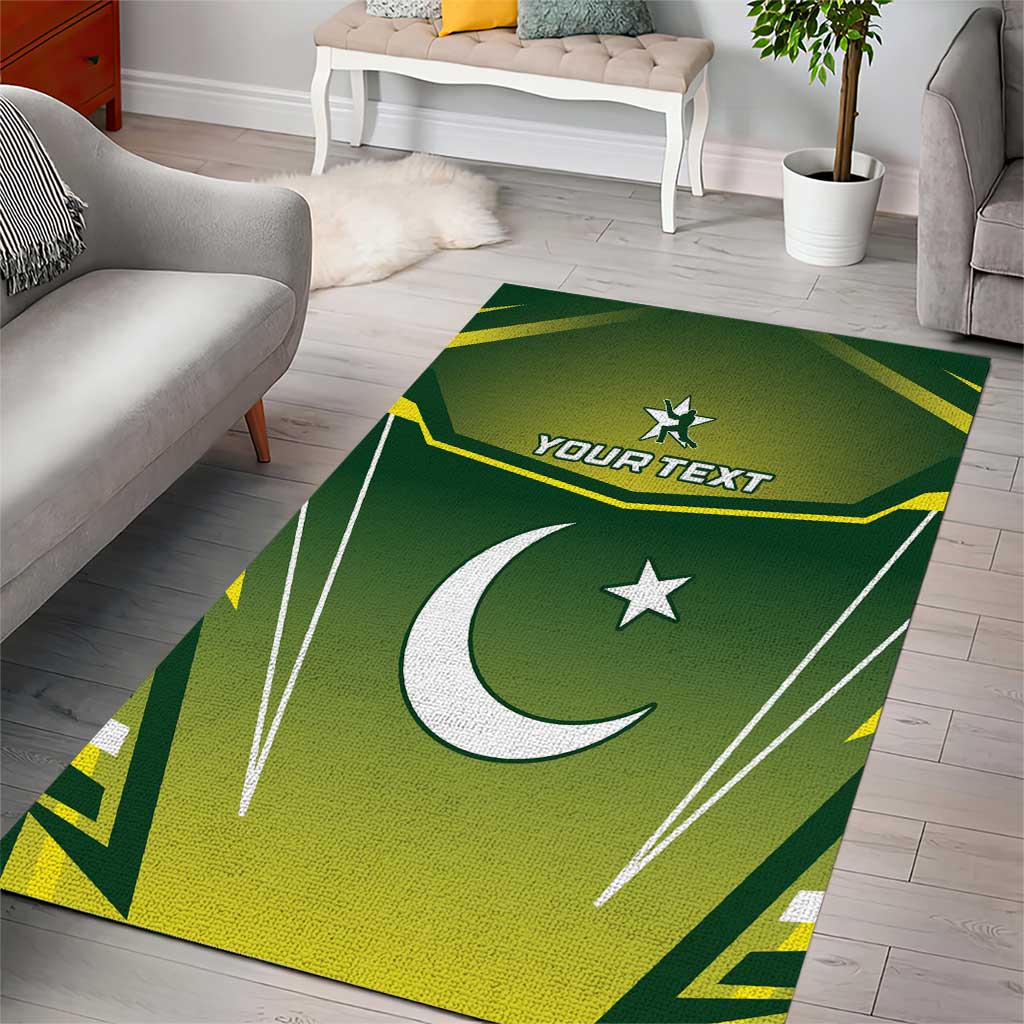 Custom Pakistan Cricket Area Rug Go Shaheens - Wonder Print Shop