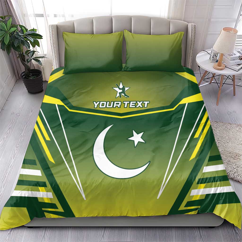 Custom Pakistan Cricket Bedding Set Go Shaheens - Wonder Print Shop