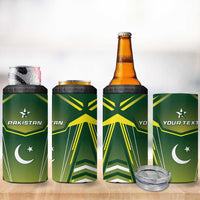 Custom Pakistan Cricket 4 in 1 Can Cooler Tumbler Go Shaheens - Wonder Print Shop