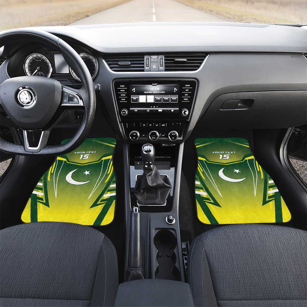 Custom Pakistan Cricket Car Mats Go Shaheens - Wonder Print Shop