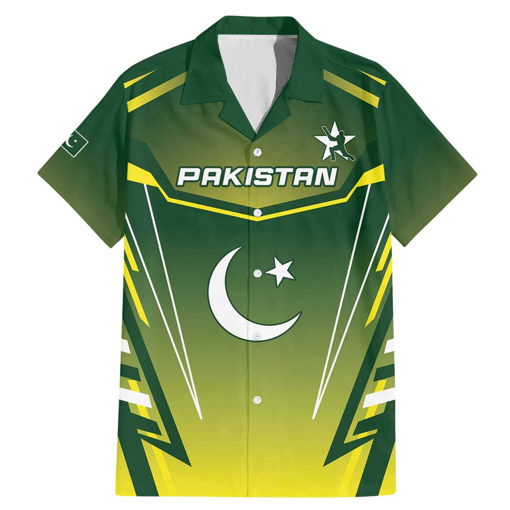 Custom Pakistan Cricket Family Matching Mermaid Dress and Hawaiian Shirt Go Shaheens - Wonder Print Shop