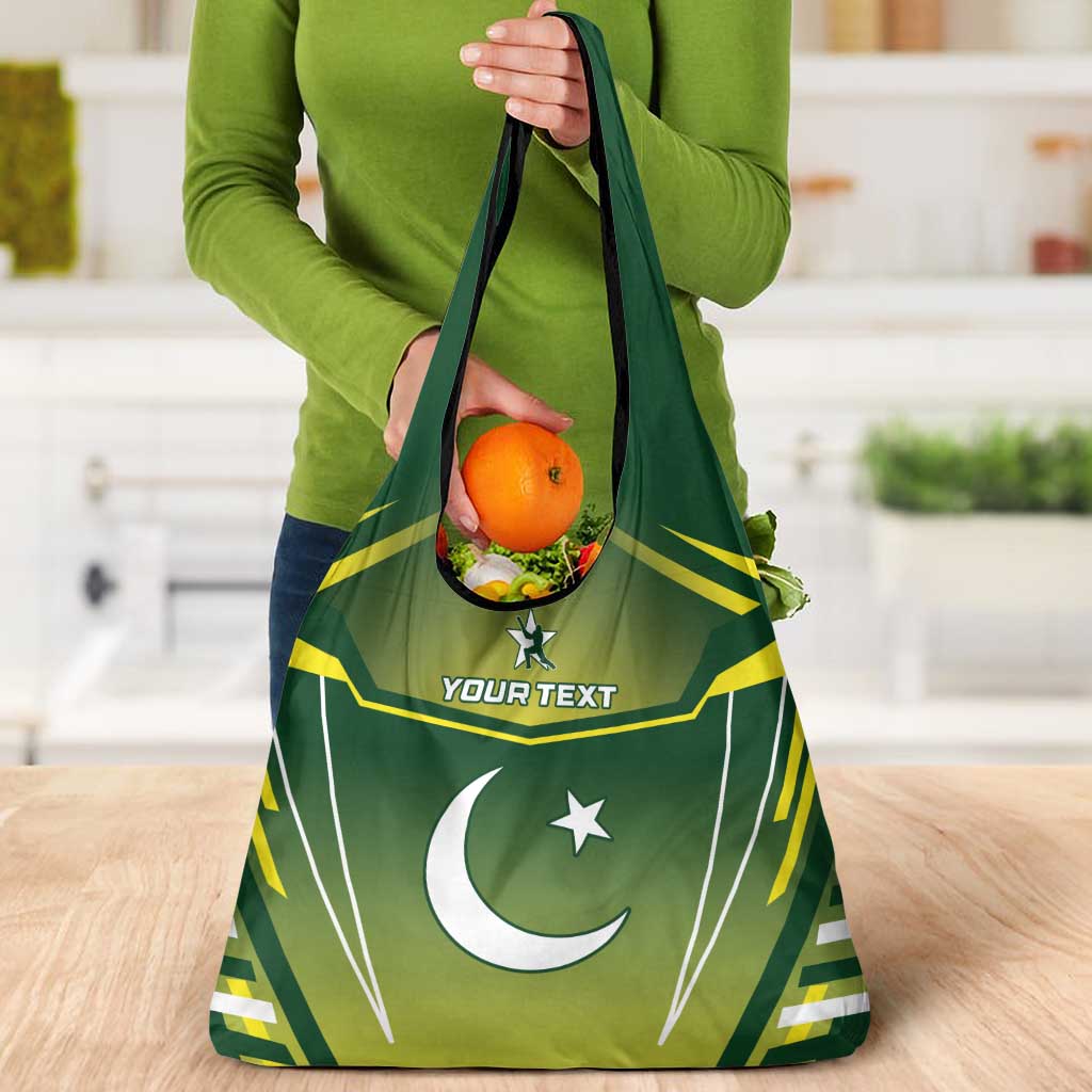 Custom Pakistan Cricket Grocery Bag Go Shaheens