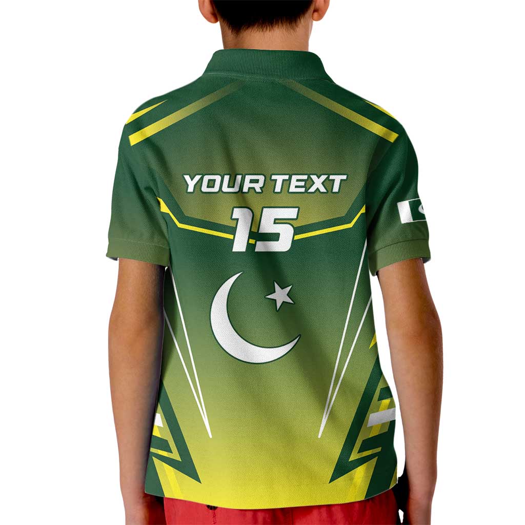 Custom Pakistan Cricket Kid Polo Shirt Go Shaheens - Wonder Print Shop