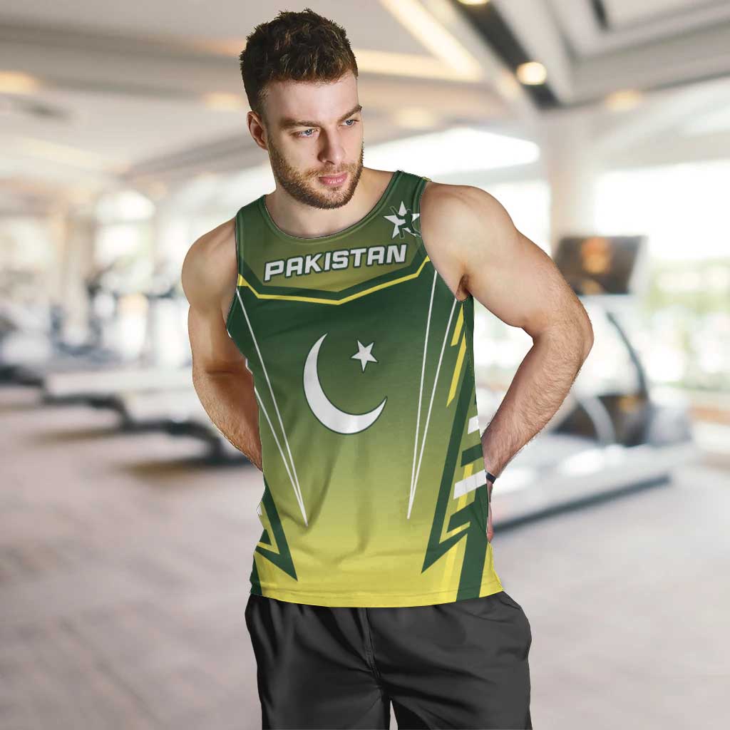 Custom Pakistan Cricket Men Tank Top Go Shaheens - Wonder Print Shop