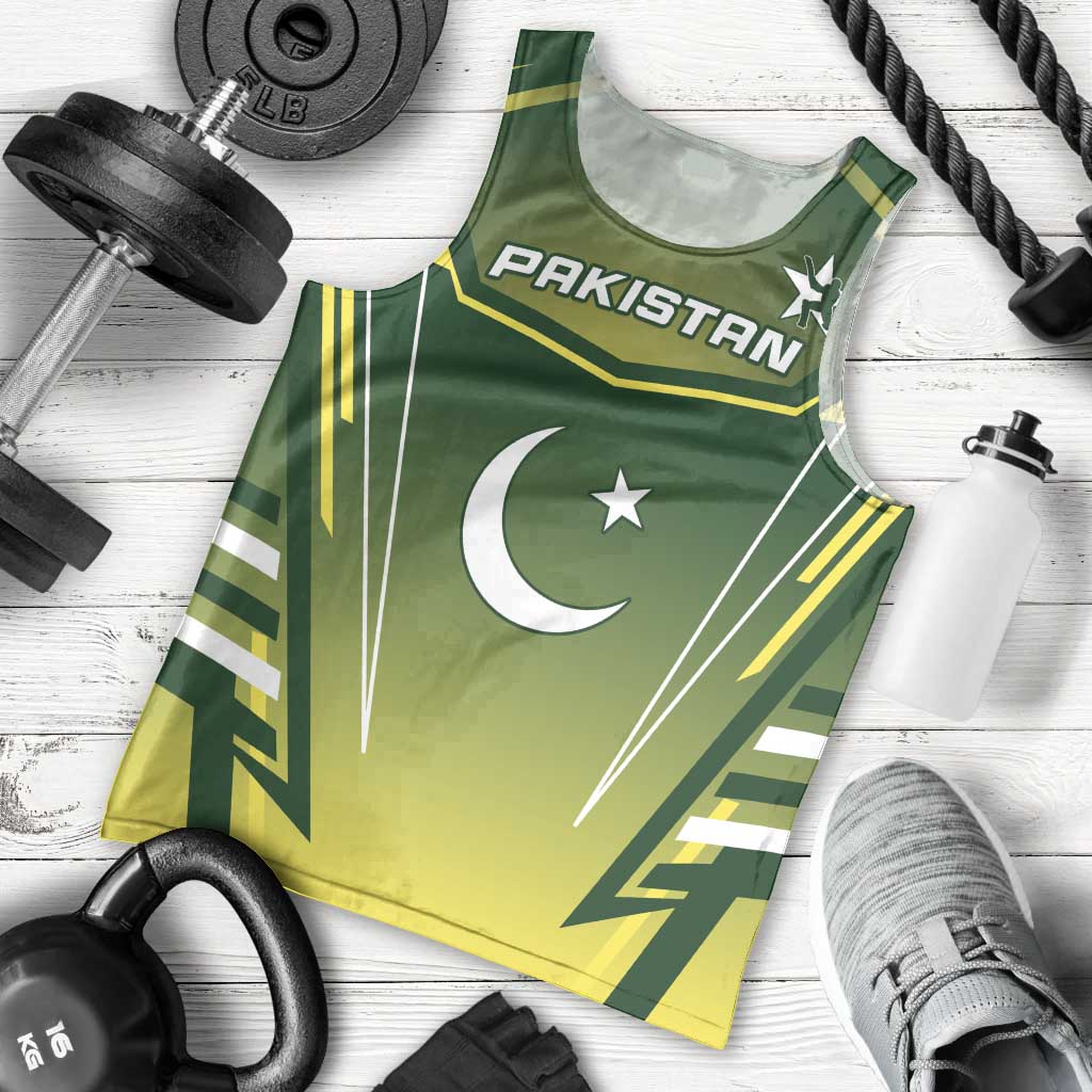 Custom Pakistan Cricket Men Tank Top Go Shaheens - Wonder Print Shop