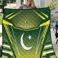 Custom Pakistan Cricket Quilt Go Shaheens - Wonder Print Shop