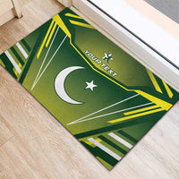 Custom Pakistan Cricket Rubber Doormat Go Shaheens - Wonder Print Shop