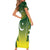 Custom Pakistan Cricket Short Sleeve Bodycon Dress Go Shaheens - Wonder Print Shop