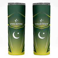 Custom Pakistan Cricket Skinny Tumbler Go Shaheens - Wonder Print Shop