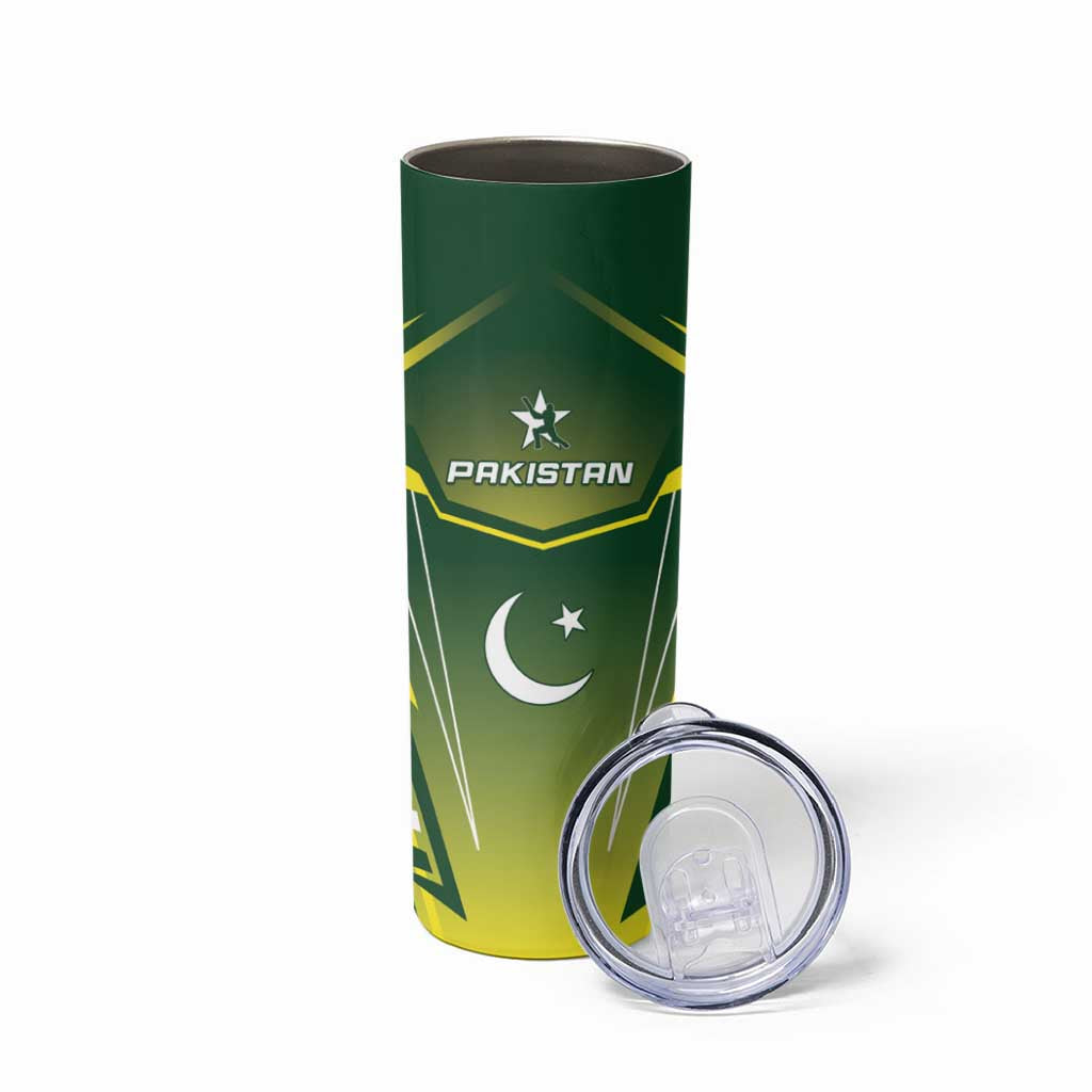 Custom Pakistan Cricket Skinny Tumbler Go Shaheens - Wonder Print Shop