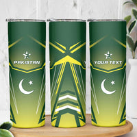 Custom Pakistan Cricket Skinny Tumbler Go Shaheens - Wonder Print Shop
