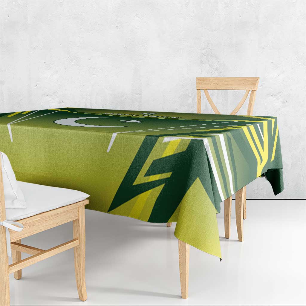 Custom Pakistan Cricket Tablecloth Go Shaheens - Wonder Print Shop