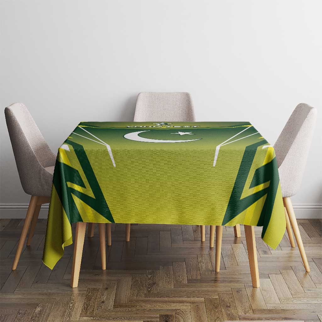 Custom Pakistan Cricket Tablecloth Go Shaheens - Wonder Print Shop