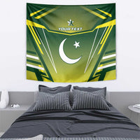 Custom Pakistan Cricket Tapestry Go Shaheens - Wonder Print Shop