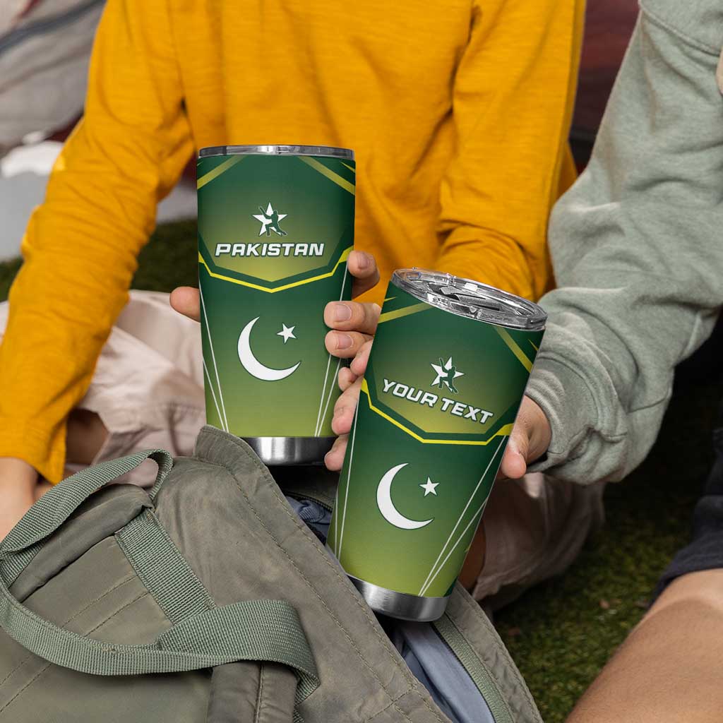 Custom Pakistan Cricket Tumbler Cup Go Shaheens - Wonder Print Shop