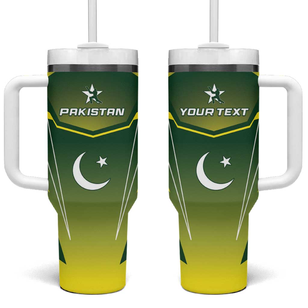 Custom Pakistan Cricket Tumbler With Handle Go Shaheens - Wonder Print Shop