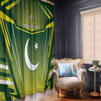 Custom Pakistan Cricket Window Curtain Go Shaheens - Wonder Print Shop