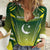 Custom Pakistan Cricket Women Casual Shirt Go Shaheens - Wonder Print Shop